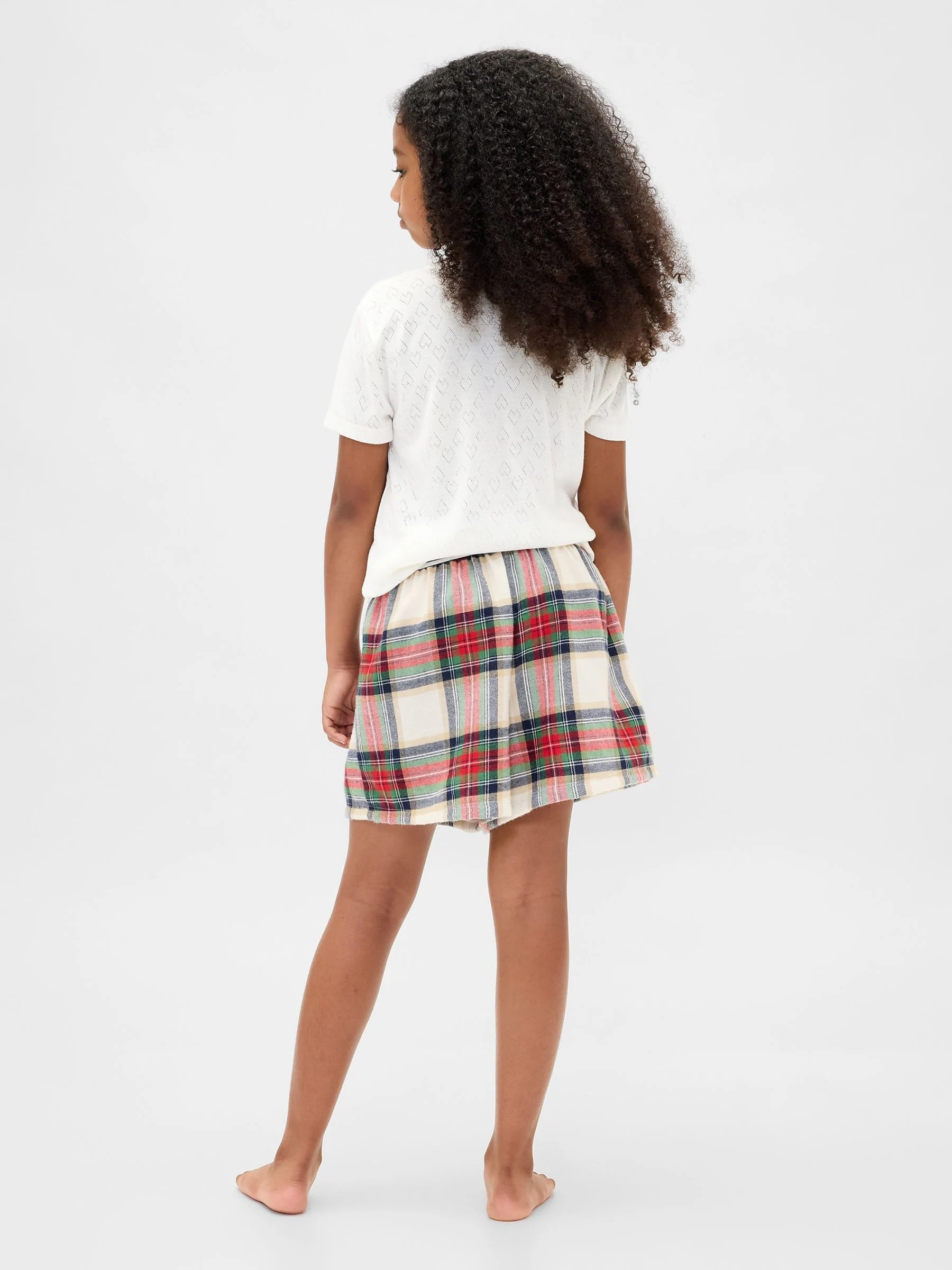 Gap Bijpassende Familie Kerstmis Pyjama's Shorts (5-13jr)