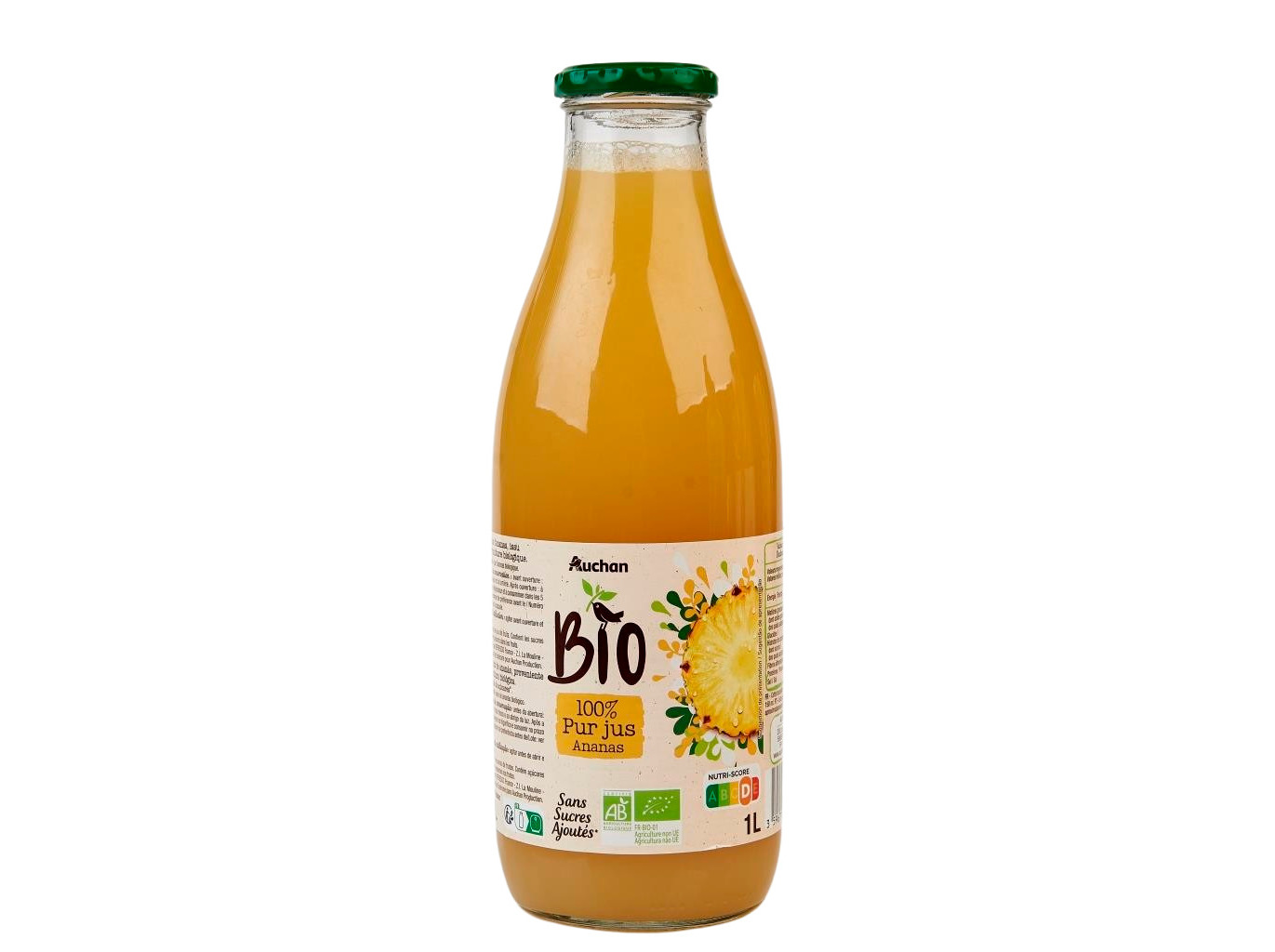 SUMO AUCHAN BIO ANANÁS 1L