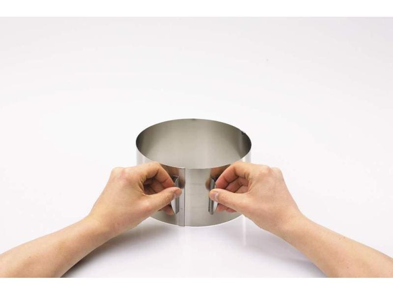 GEFU Backrahmen Tortenring Tondo XXL 16.5 cm, Rund Tortenring