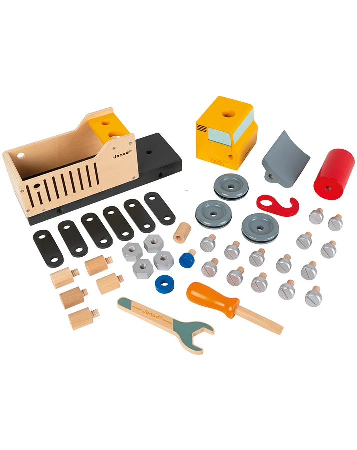 Bausatz BRICO’KIDS – TRUCK 43-teilig aus Holz