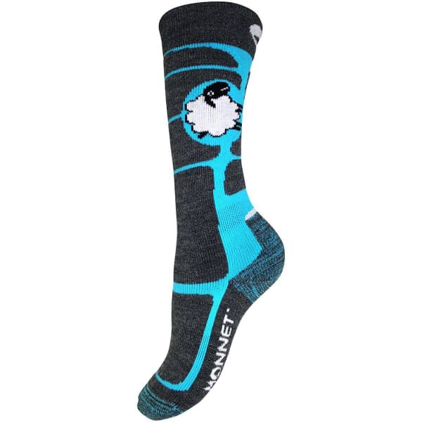 Chaussette de ski MONNET WOOLY JR BLEU