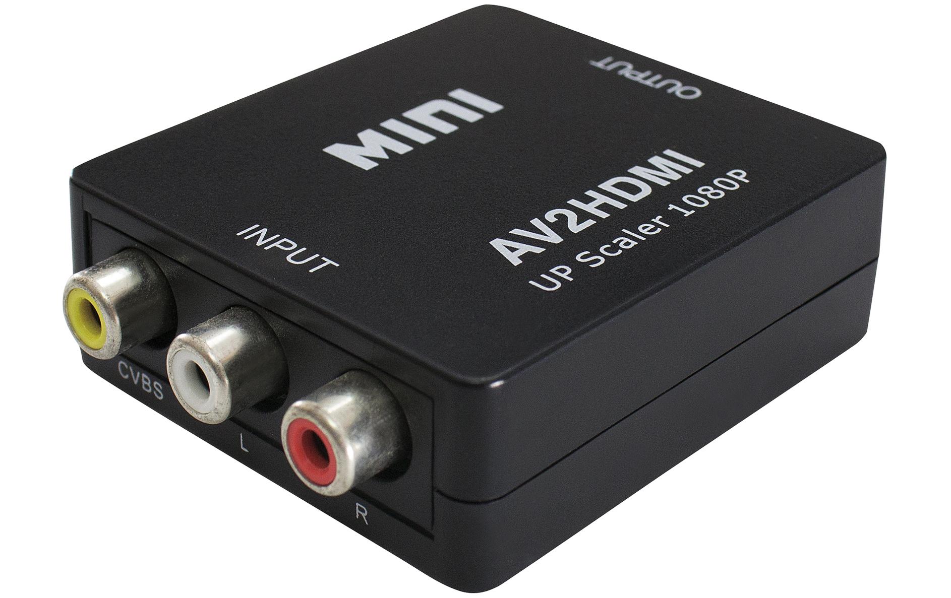 Konverter AV2HDMI Composite - HDMIAnalog-Digital-Konverter mit 1080p