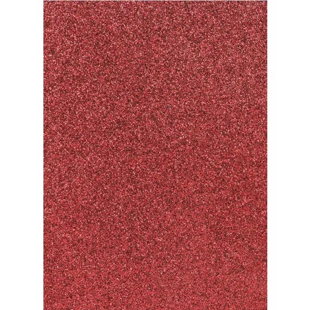 Glorex Glitterpapier dunkelrot, A4