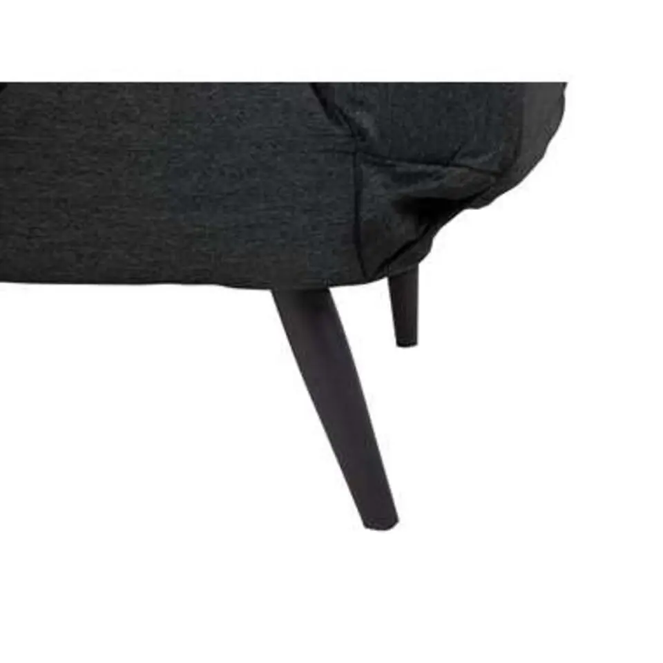 BREKKE - Slaapbank - Zwart - Polyester