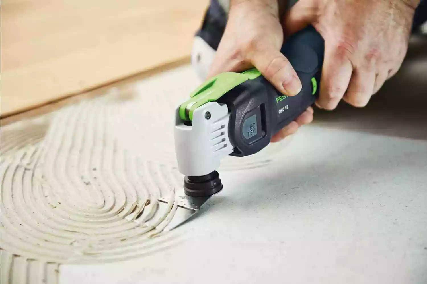 Festool VECTURO OSC 18 HPC4,0 EI-Plus 18V Li-Ion accu oscillerende set (1x 4,0Ah) in systainer - koolborstelloos