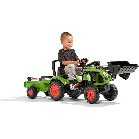 Falk Toys Claas frontlæsser med vogn