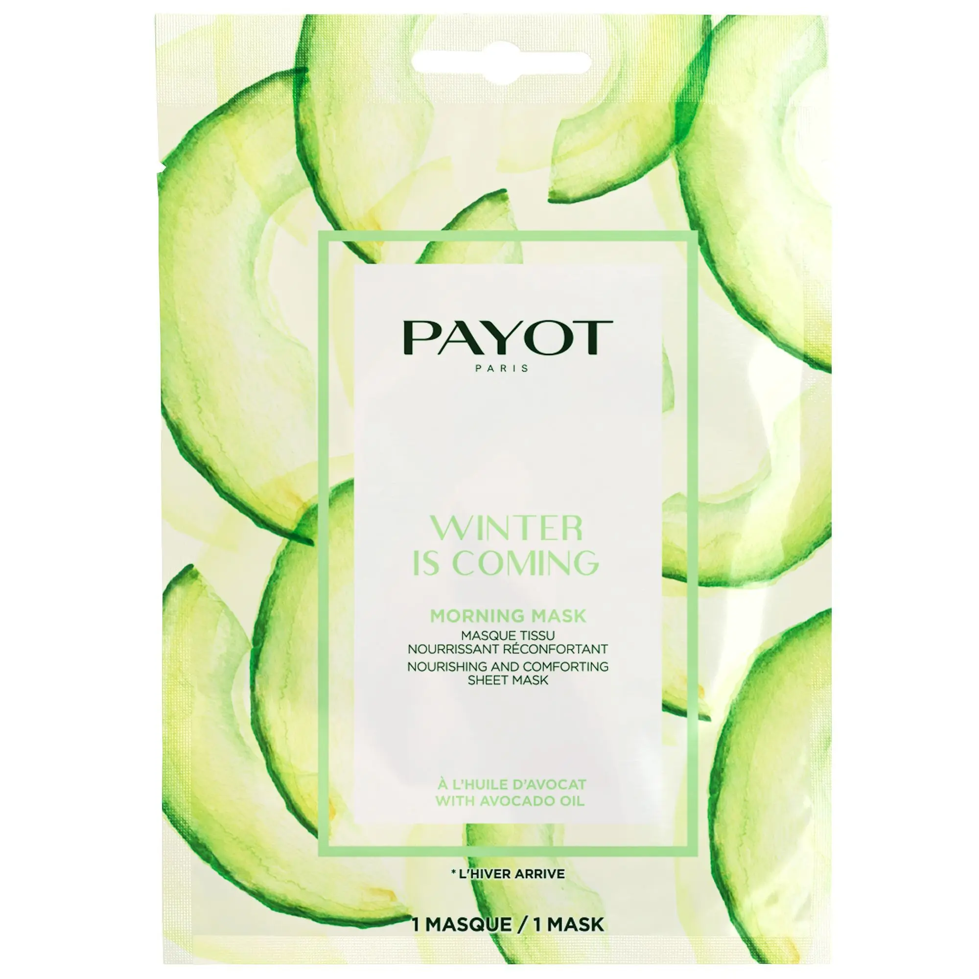 Payot - Morning Masks Winter is Coming Masque Tissu Nourissant Réconfortant- Masque monodose