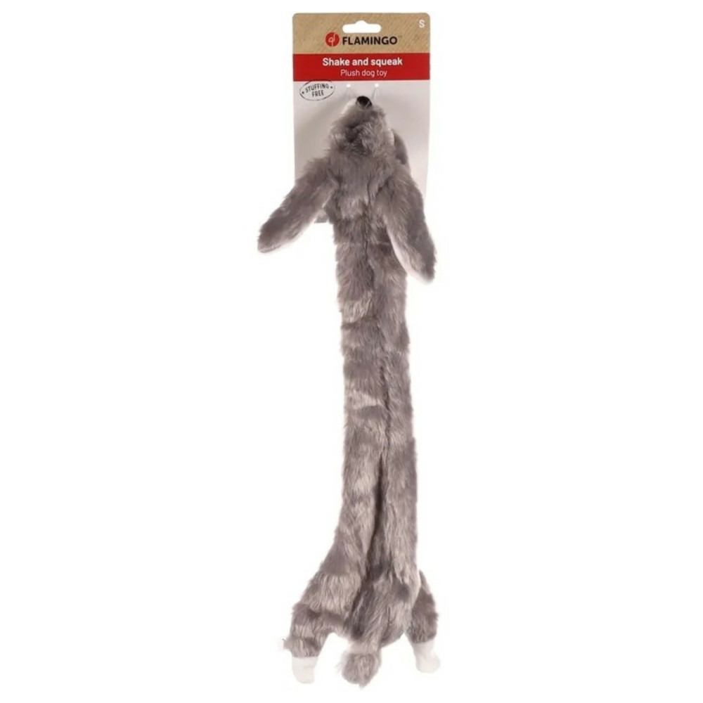 Jouet lapin alisa gris 55 cm pour chien