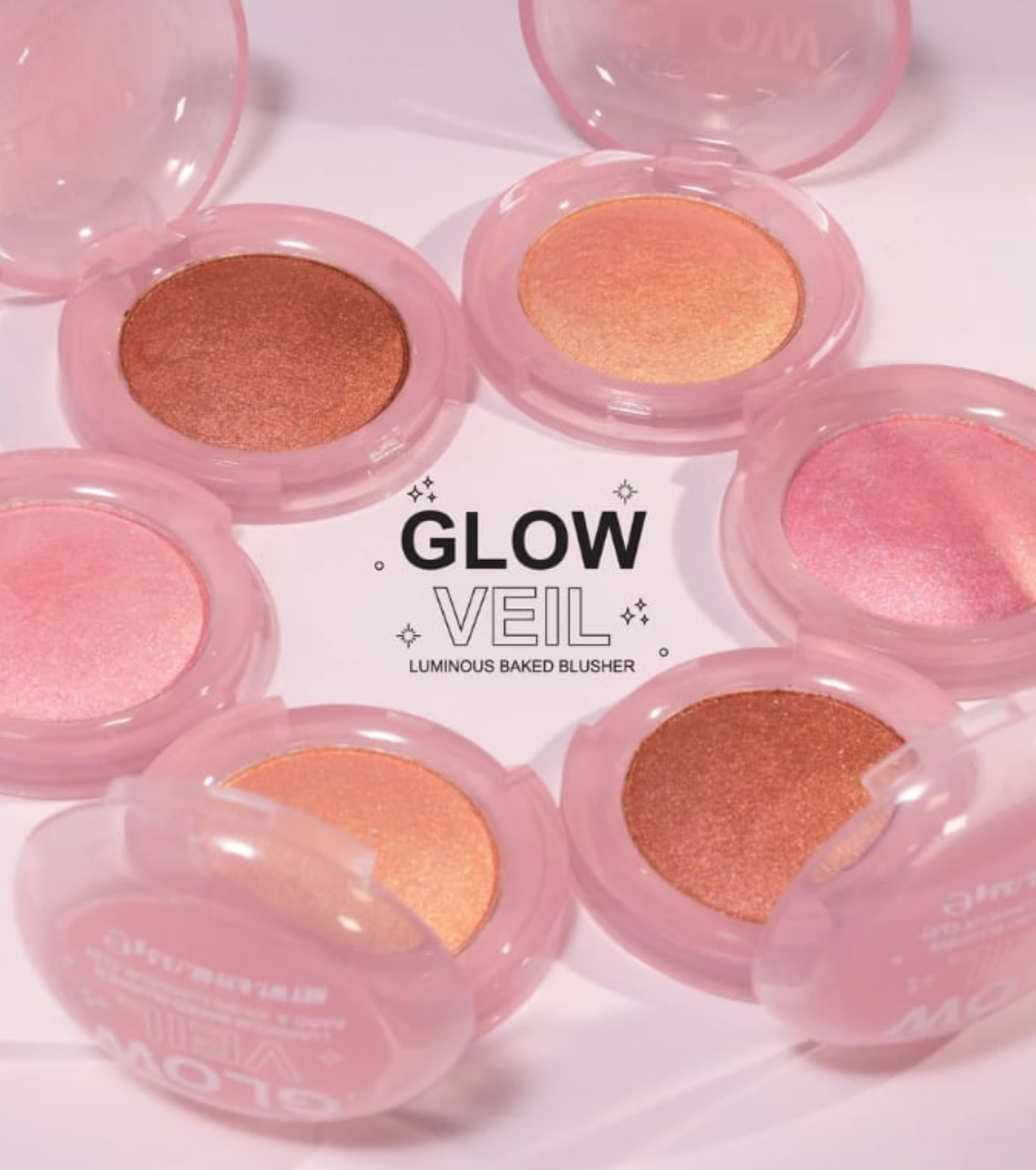 Technic Cosmetics - Blush em pó Glow Veil - Adore