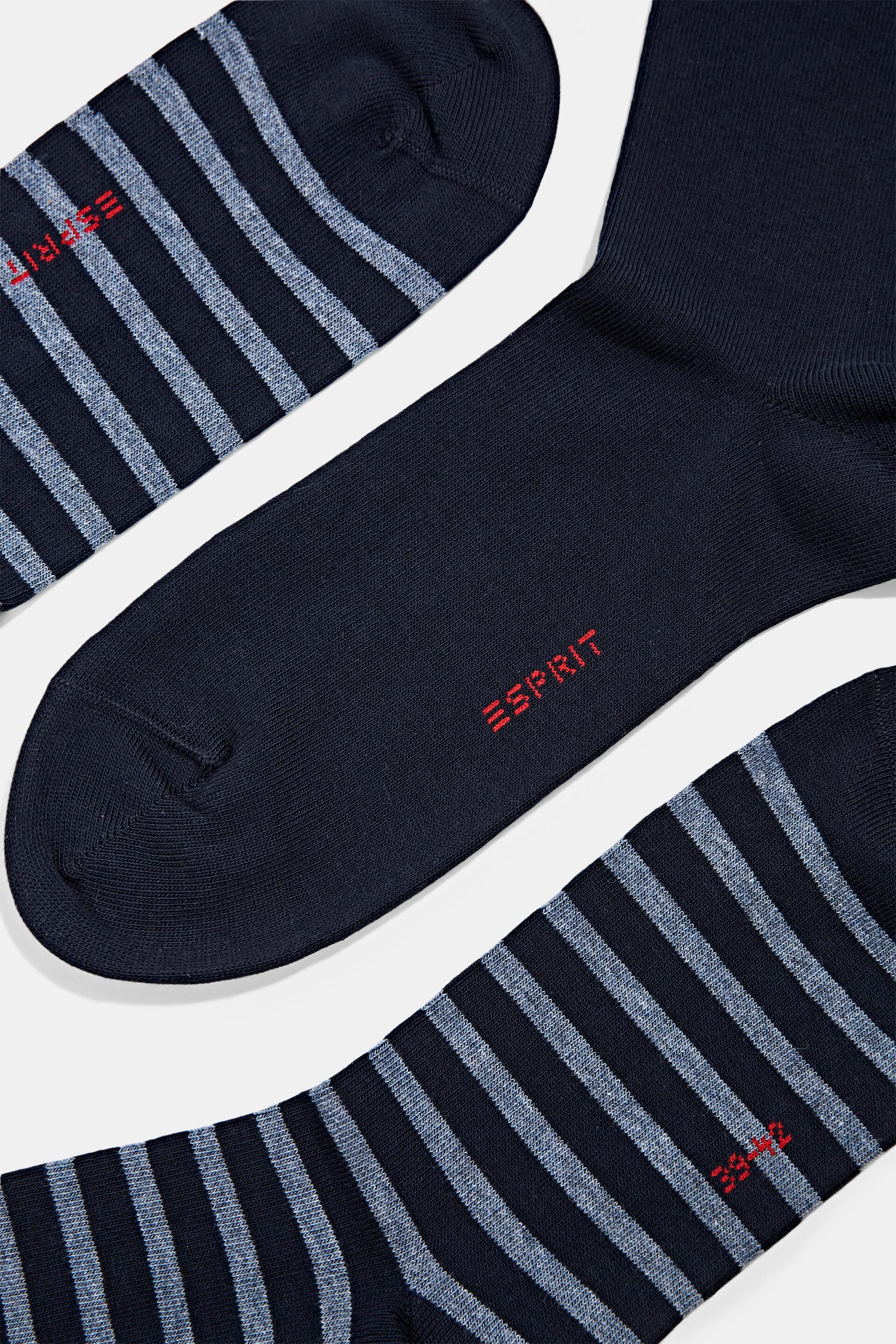 Lot de 2paires de chaussettes, en coton biologique