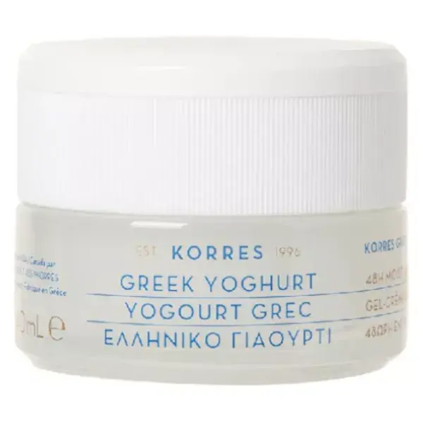 Korres Yahourt Grec Crème Hydratante aux Probiotiques Peaux Normales à Mixtes 40ml