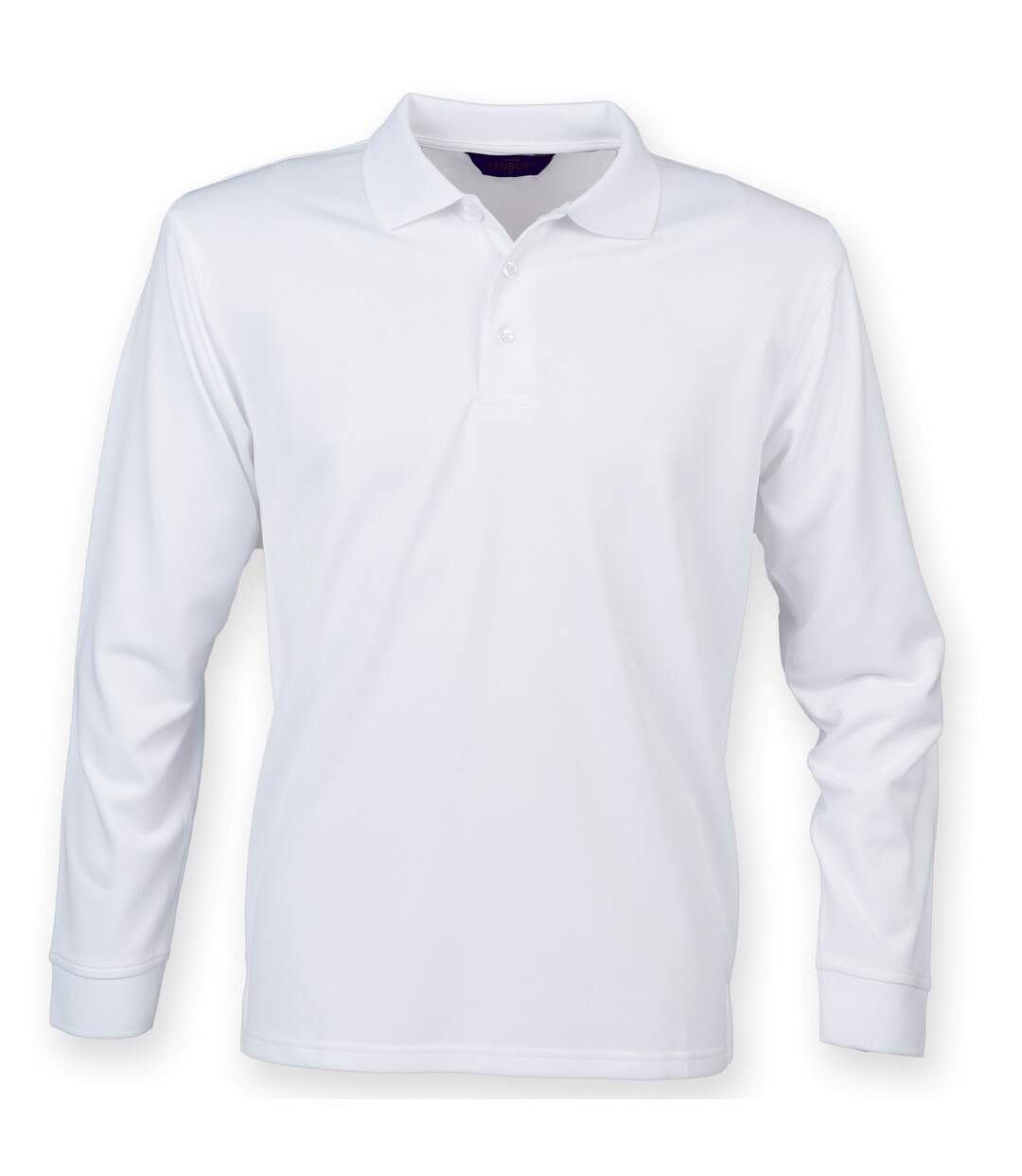 Henbury - Polo à manches longues - Hommes (Blanc) - UTRW4751