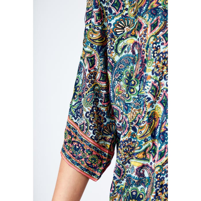 Veritas-Korte kimono print