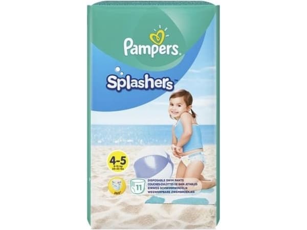 Pampers Splashers 4-5, 9-15 kg, 11 szt.