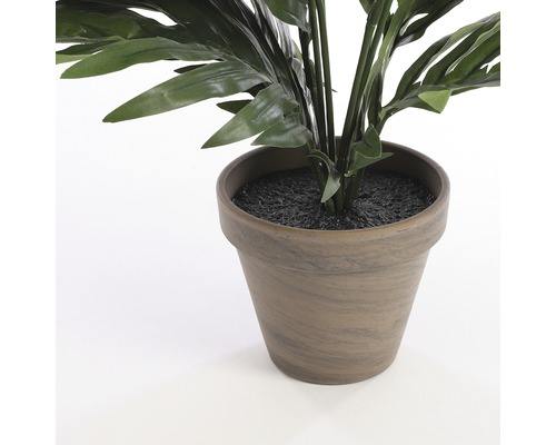 Kunstpalm, goudpalm, arecapalm, Ø 60 cm, H 45 cm, groen