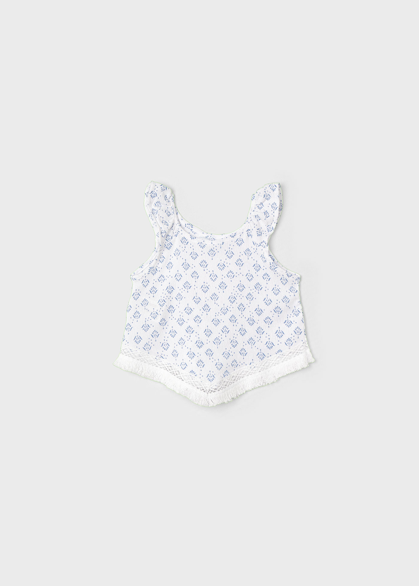 Camiseta feminina com estampa jacquard