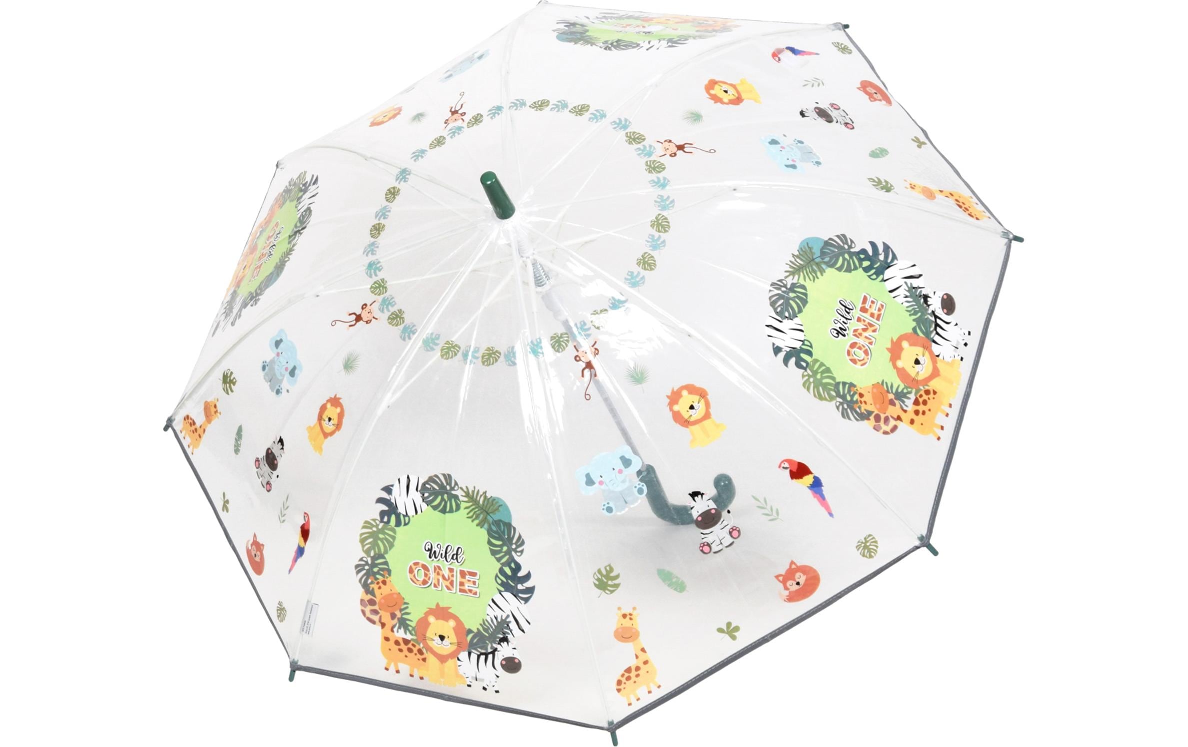 Stockregenschirm »STROTZ Mia Matic Reflect Wild Jungle«
