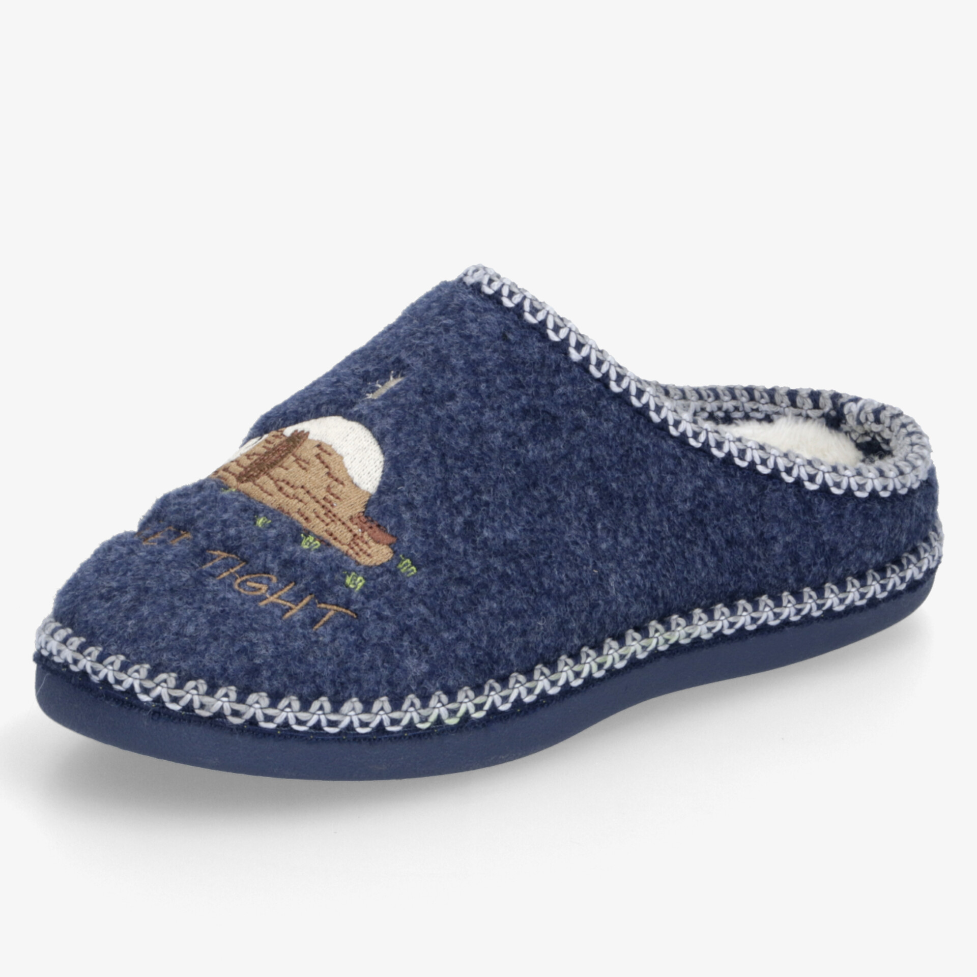 DooDogs Damen Hausschuhe blau