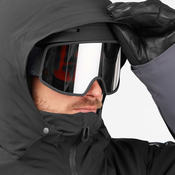 Veste de ski SALOMON BRILLIANT JACKET M PERISCOPE/DEEP BLACK