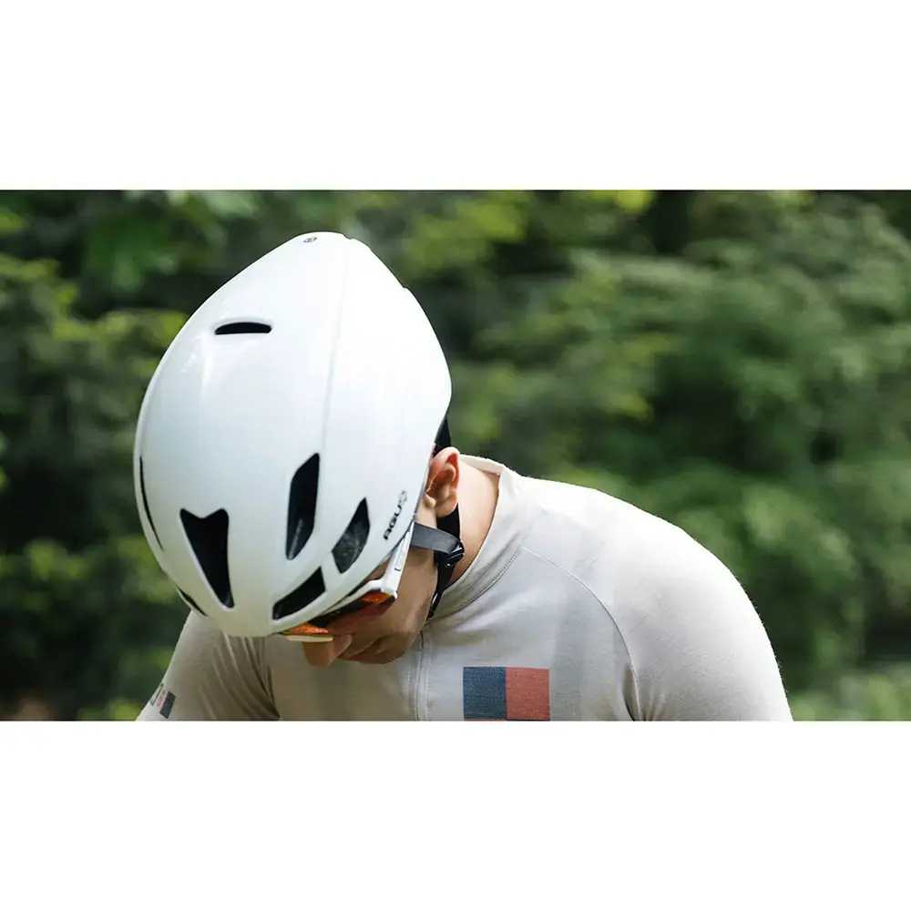 AGU Transsonic MIPS Race Fietshelm Wit