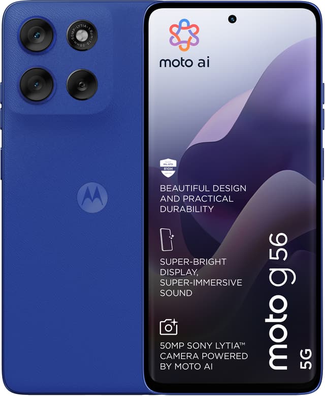 Motorola G56 5G smartphone 8/256GB (blå)