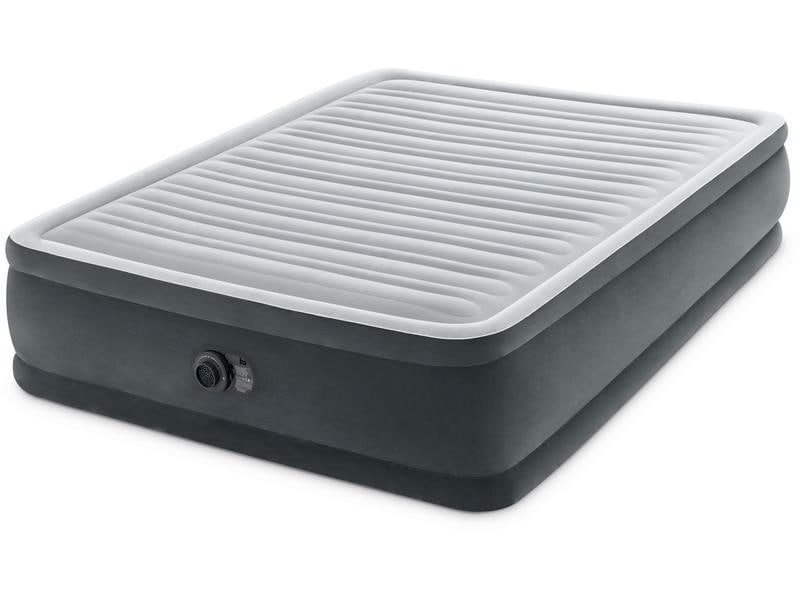Intex Luftbett Dura Beam Deluxe Queen 152 x 203 x 45 cm Luftbett mit integrierter Pumpe