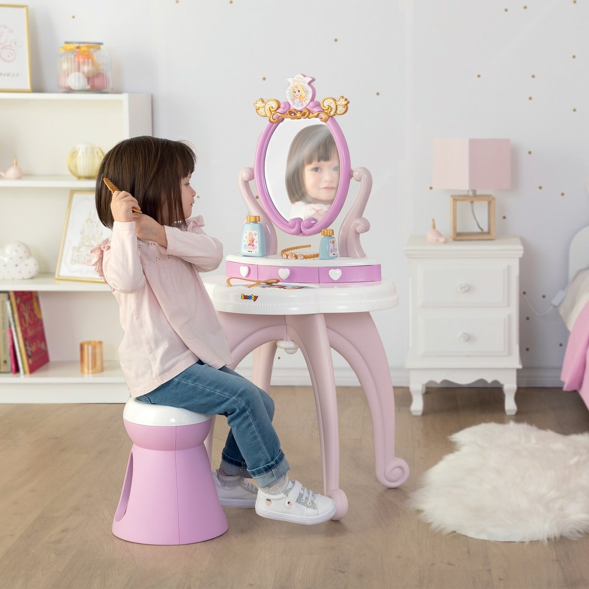 Coiffeuse 2 en 1  princesses