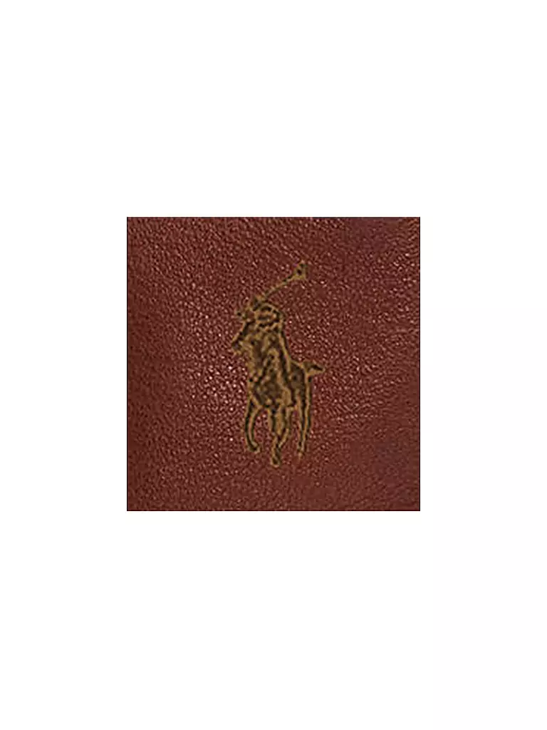 POLO RALPH LAUREN Leder Rucksack  braun