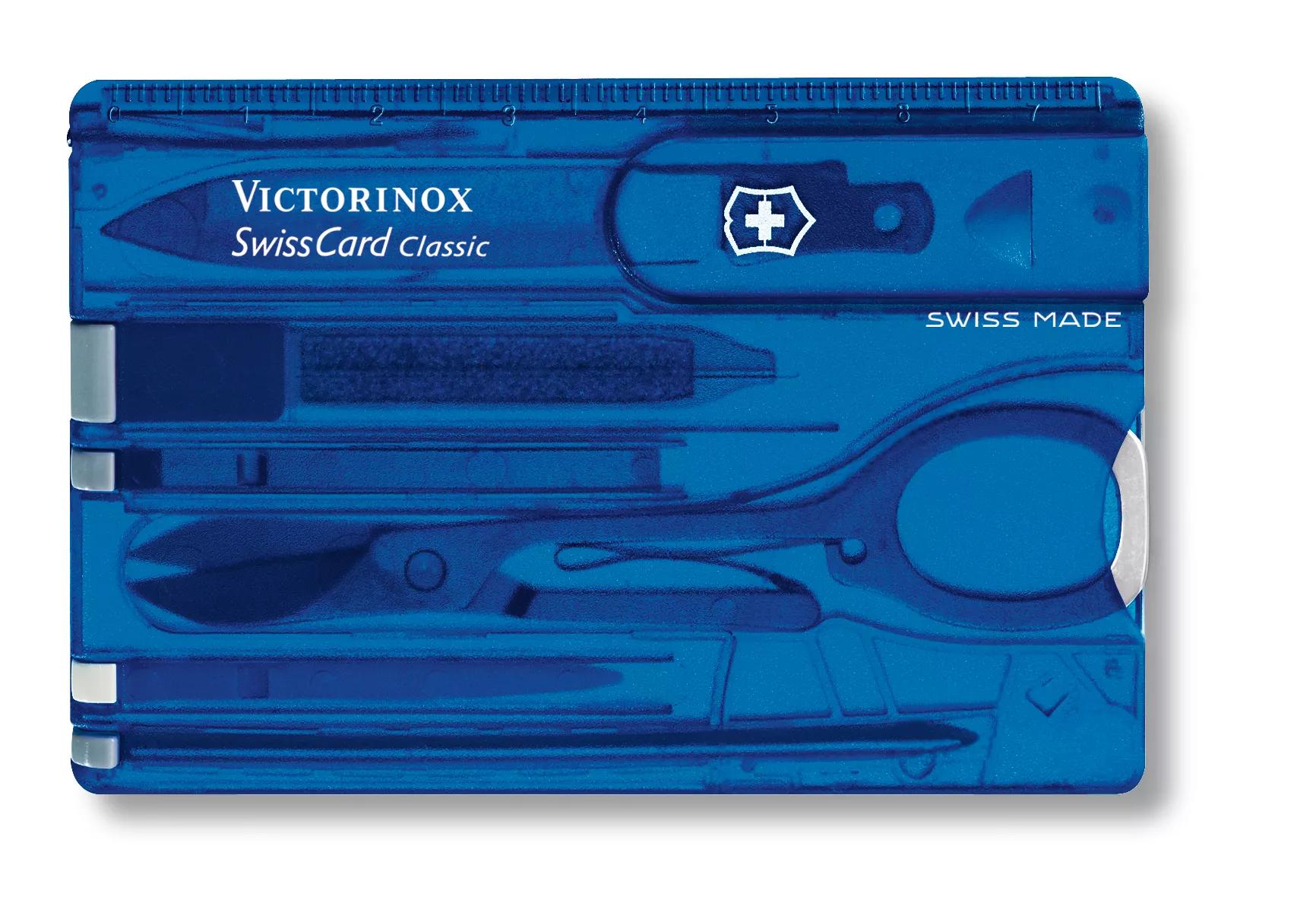 Swiss Card Classic-blau transparent