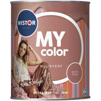 Histor MY color muurverf extra mat earth rose 1 liter