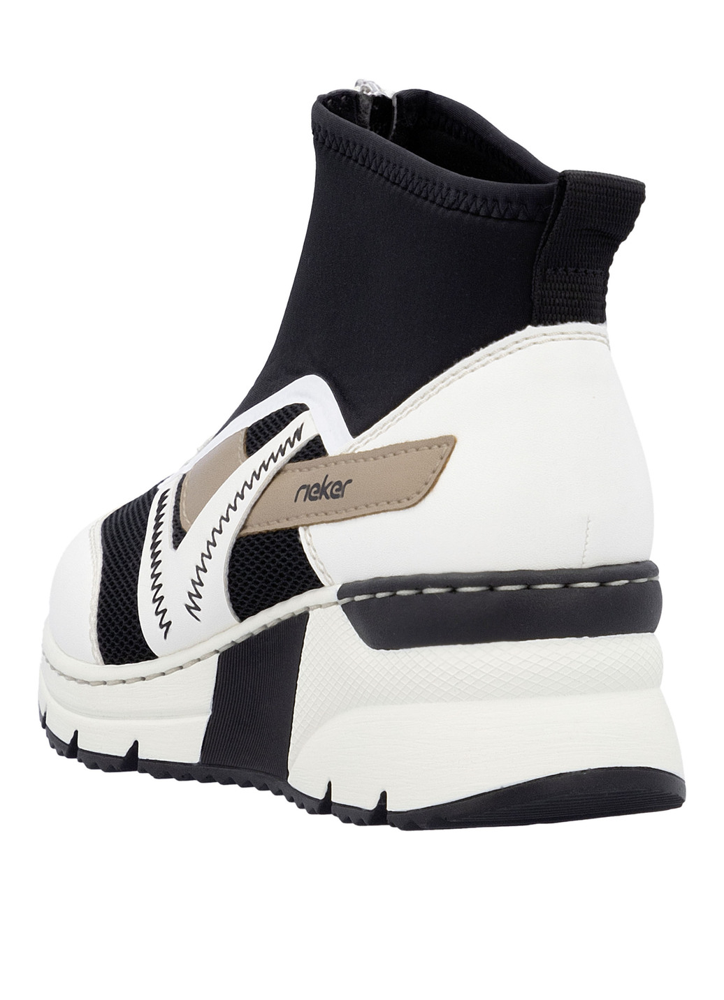 Rieker Bootie mit Schaft aus elastischem Textil