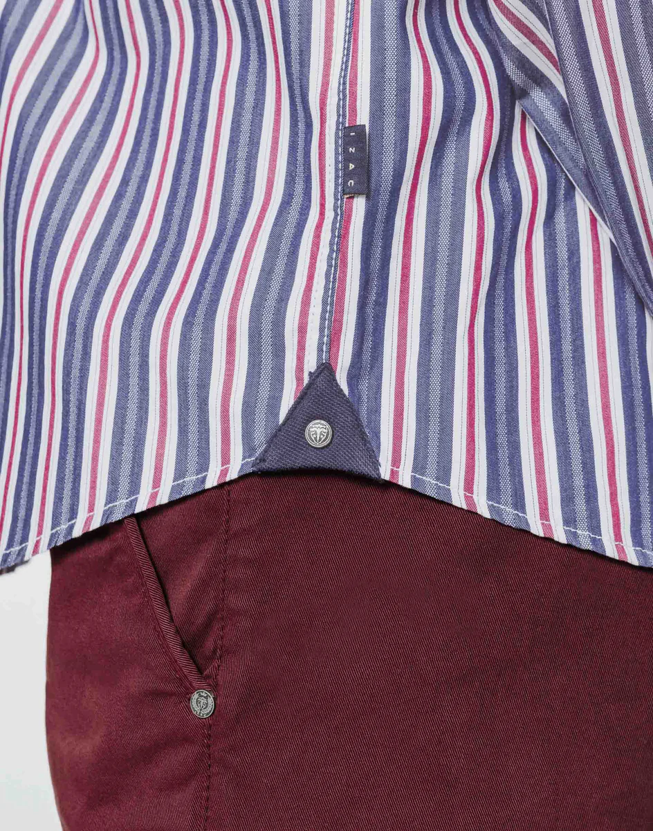Chemise casual rayée