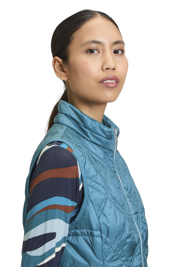 Betty Barclay Weste Watte Colonial blue
