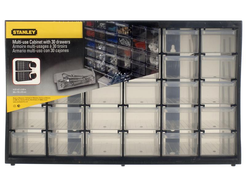 Stanley Kleinteilemagazin 30 Schubladen Modulares Aufbewahrungssystem