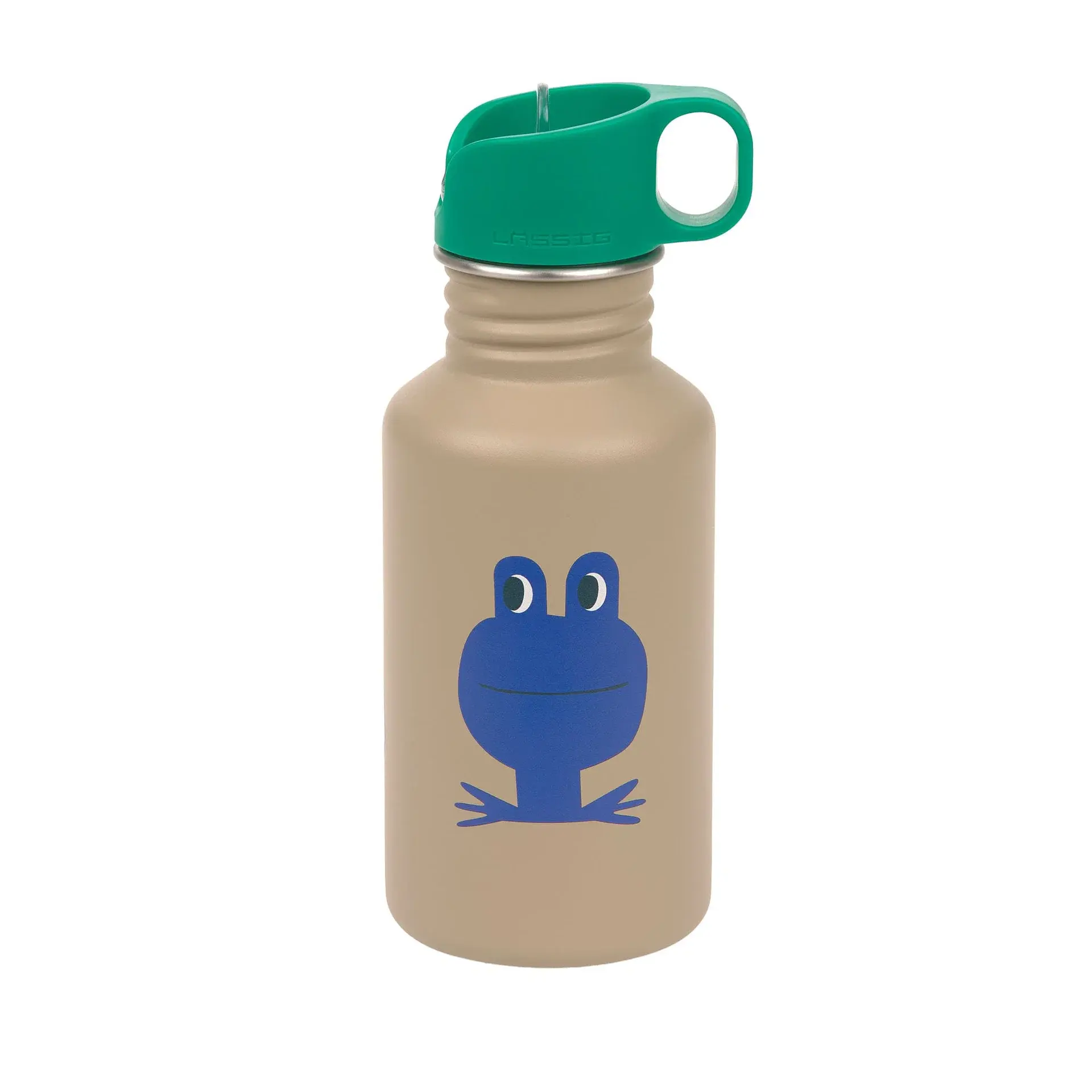 Lassig Lassig Drinkfles stainless steel Happy Trails Frog