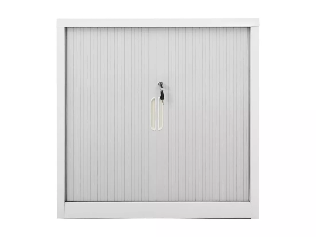 Armoire à portes coulissantes Gris 90x40x90 cm Acier