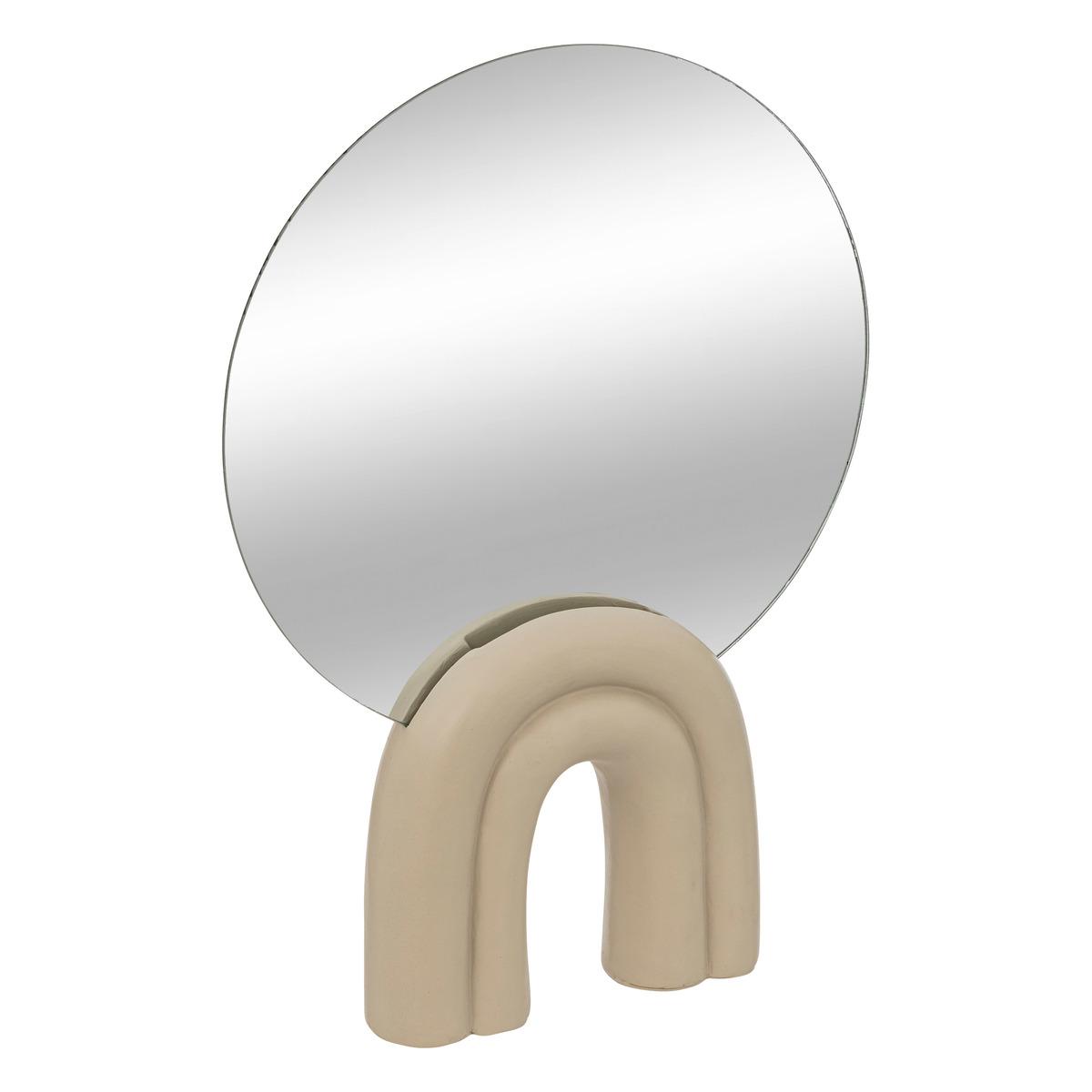 MIROIR A POSER WAVY BLISS RESINE H.36CM