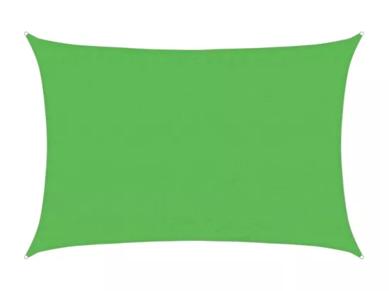 Voile d'ombrage 160 g/m² Vert clair 3,5x5 m PEHD