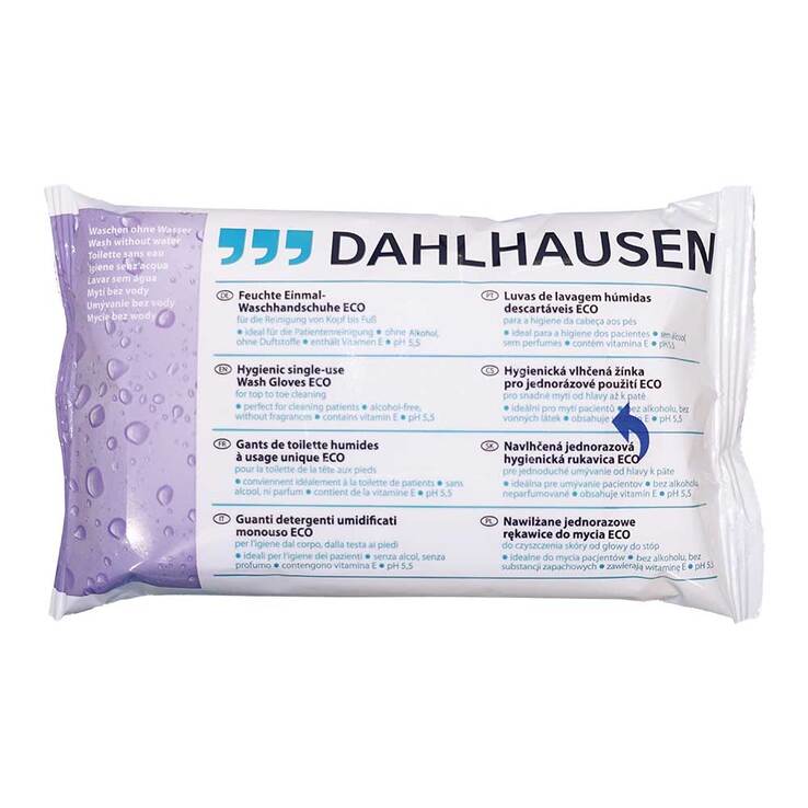 Waschhandschuh Einmal Eco feucht, 8 St