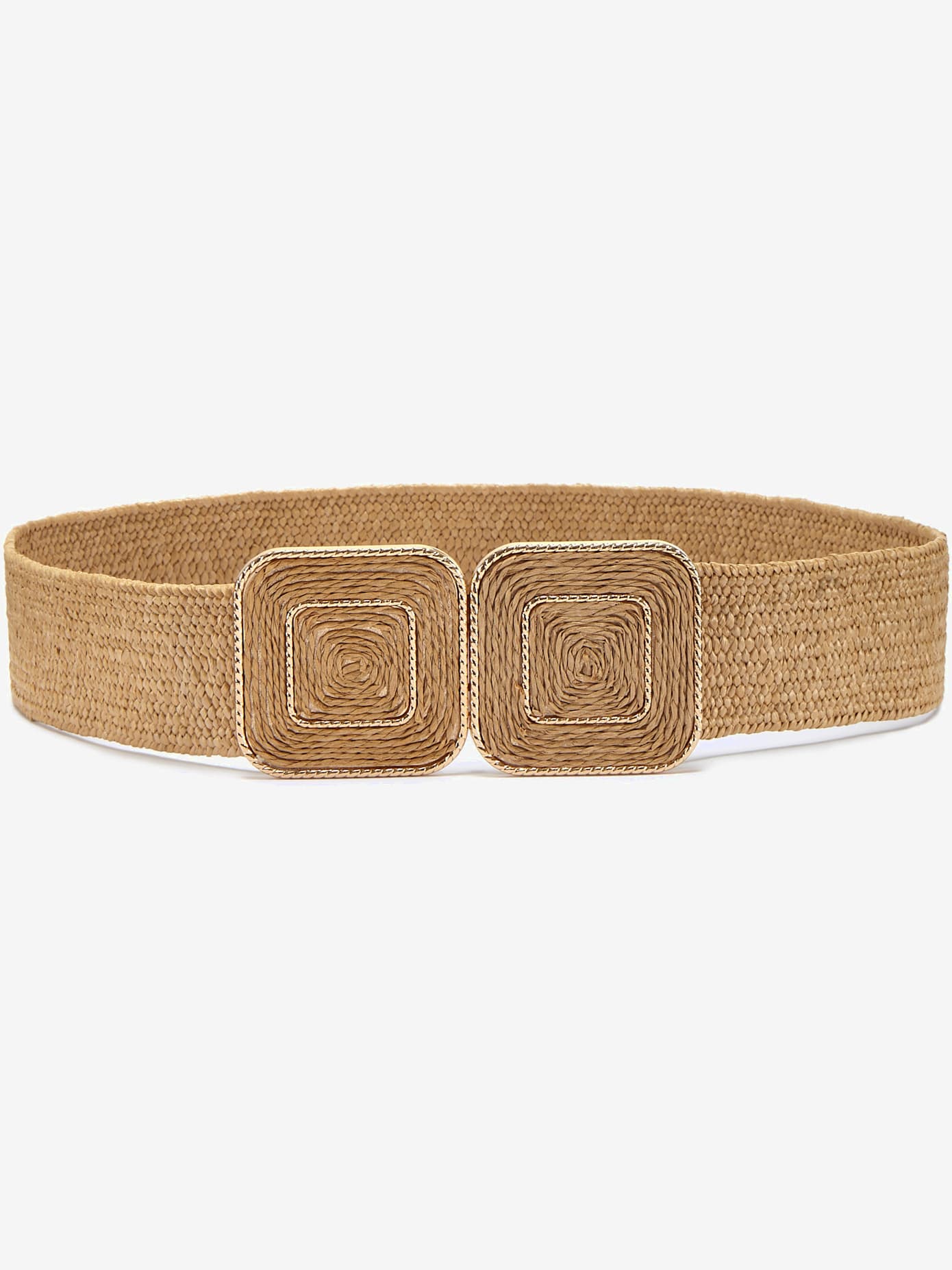 Ceinture élastique avec boucle artisanale pour une taille soulignée