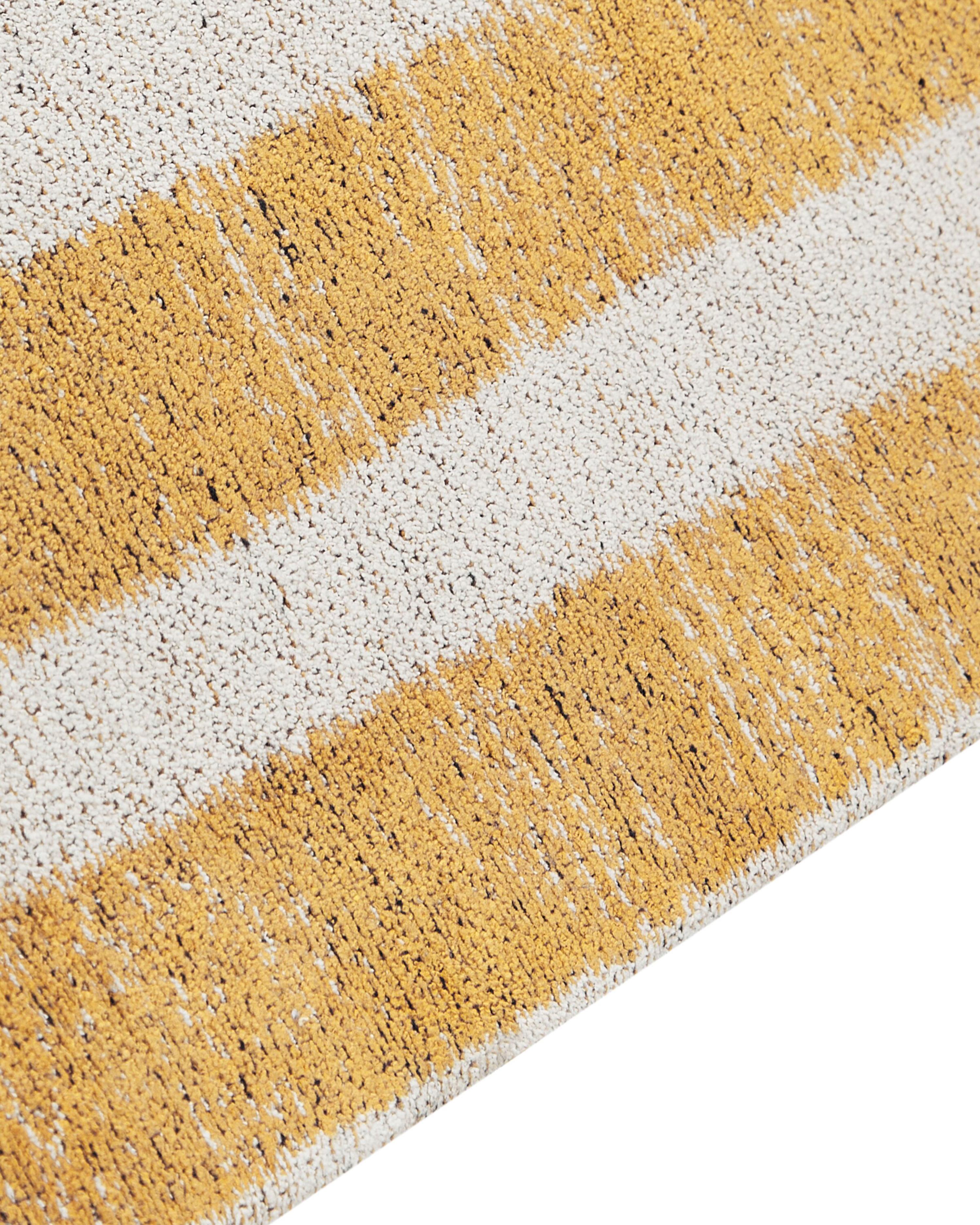 Vloerkleed KATRA Beige 140 x 200 cm Katoen
