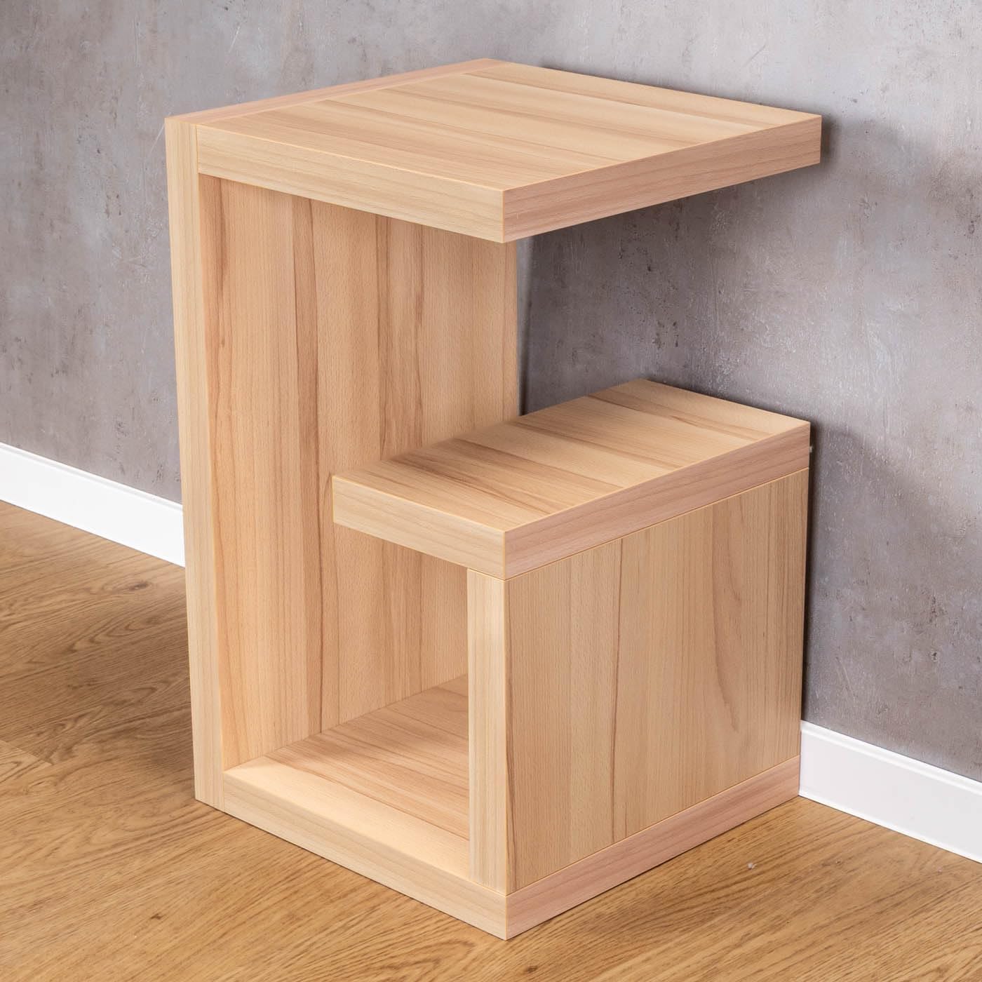 levandeo Couchtisch Gustav Kernbuche B x H x T: 59x37x36cm Holz Beistelltisch Keine Montage Fest verleimt Wohnzimmertisch