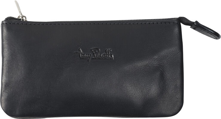 Tony Perotti Key pouch with zipper and two compartments RFID Black