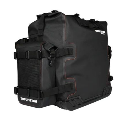 Sacoches cavalières Enduristan Monsoon Evo L (34 litres) vendu à l'unité Universel - Noir