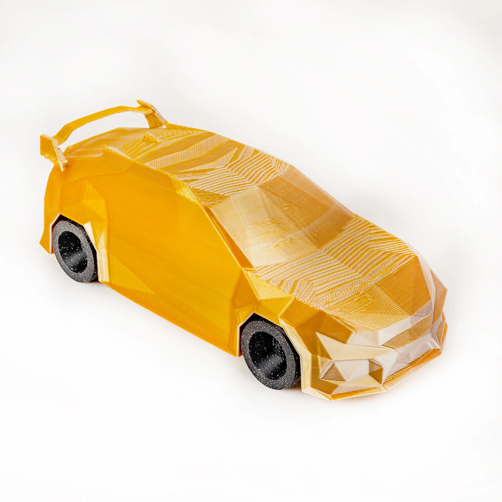 Polymaker  Panchroma™ PLA Dual Silk Crown (Gold-Silver), 1,75 mm / 1000 g    Zweifarbige Magie mit Seidenglanz in Crown