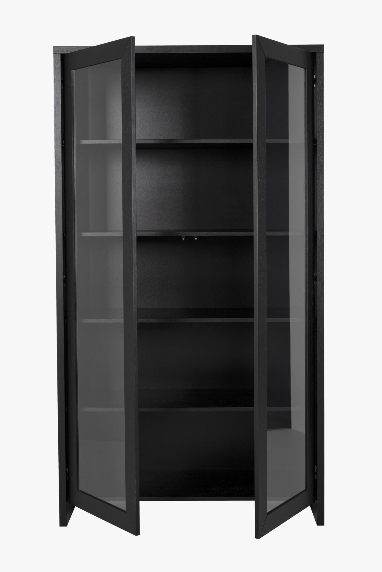 Skap svart - 100x40x183 cm