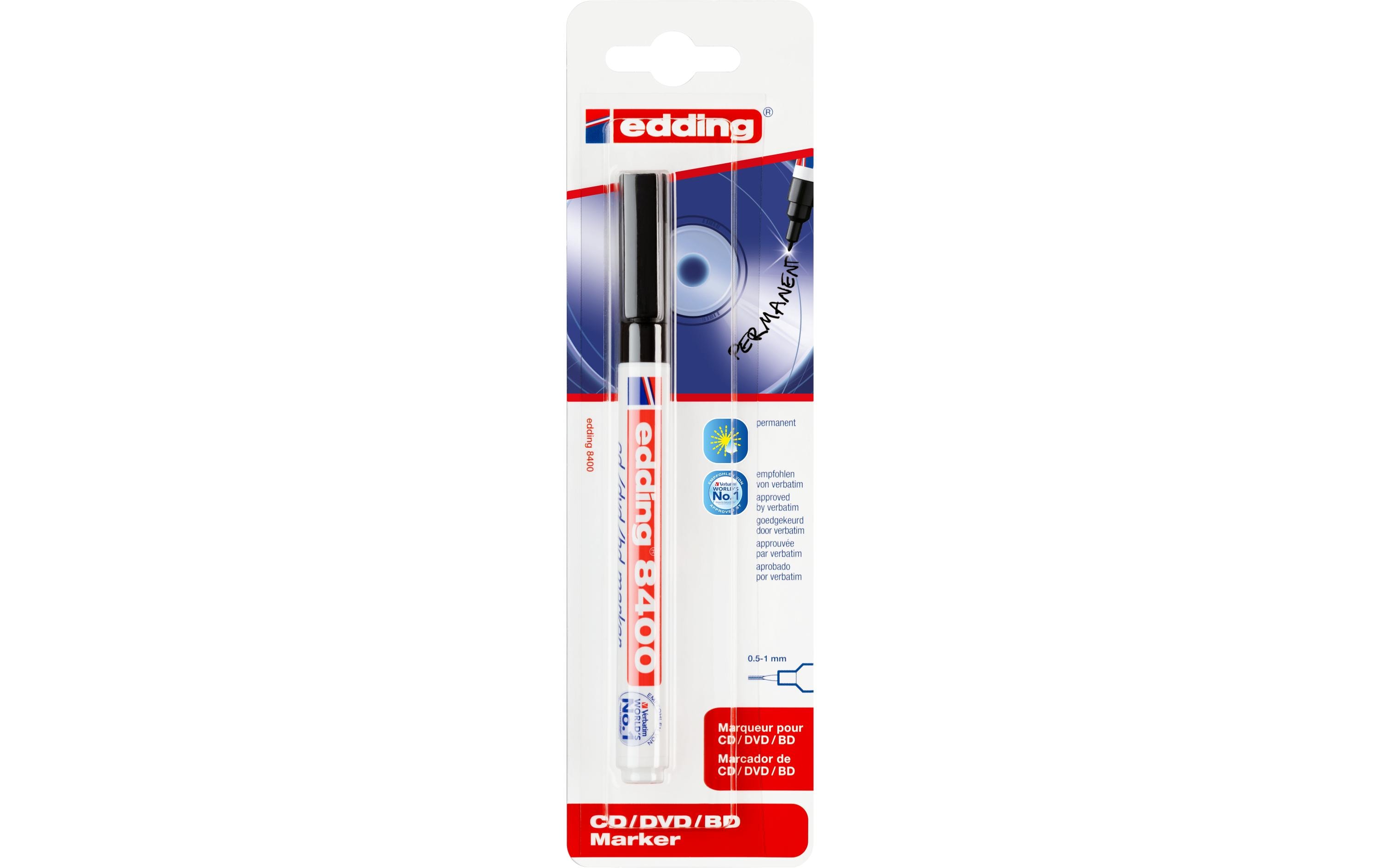 CD/DVD Marker Marker 8400 1 Stück1 Stück, schwarz