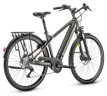 Vélo de Ville Électrique Moustache Samedi 28.7 Smart System Shimano Deore 11V 625 Wh 700 mm Vert Foncé 2023