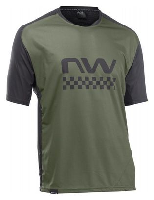 Maillot Manches Courtes Northwave Edge Vert/Noir