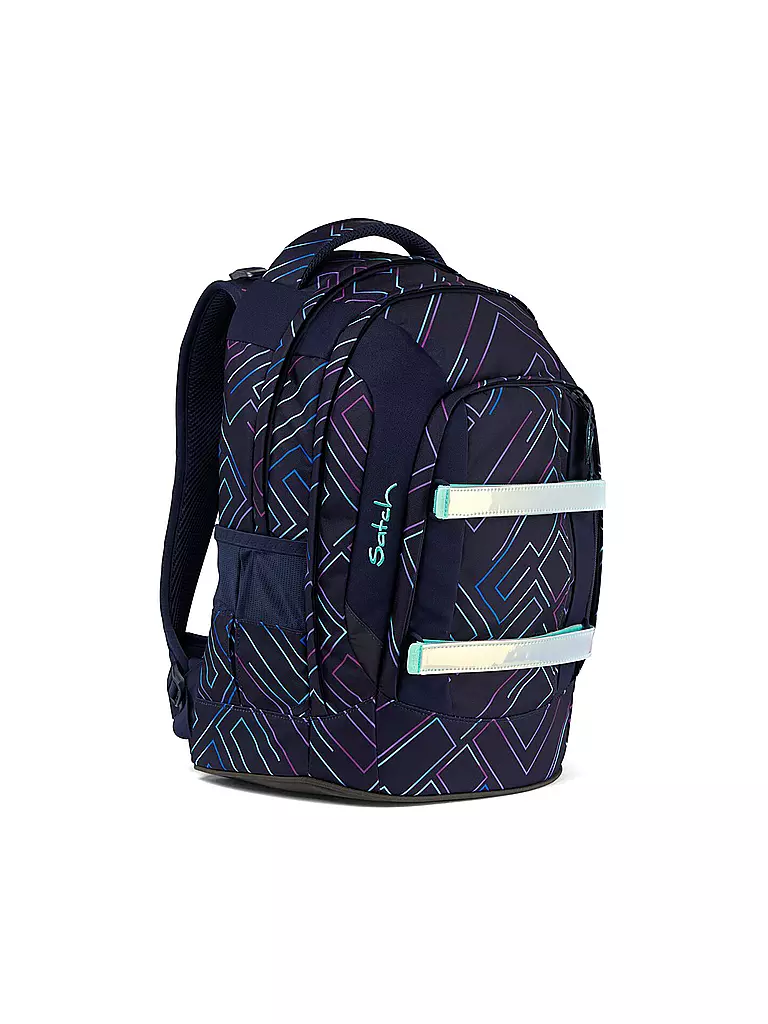 SATCH Schulrucksack Satch Pack Purple Laser dunkelblau